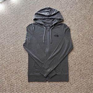 North Face Gray Full Zip Jacket